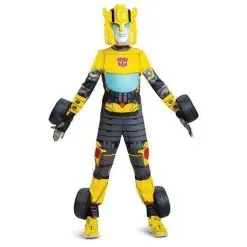 Transformers Bumblebee Converting Kids Costume [Size: M (7-8 Yrs)]