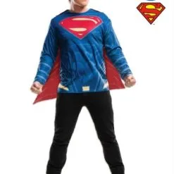 Superman Dawn Of Justice Caped Shirt [Size: Standard]