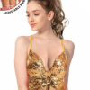 Gold Sequin Butterfly Top