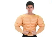 Muscle Chest Adult Top - One Size