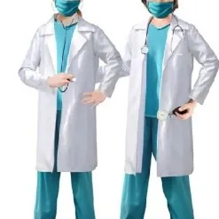 Kids Unisex Doctor Costume With Lab Coat [Size: M (7-9 Yrs)]