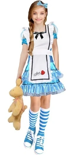 Alice Wonderland Cutie Girls Costume [Size: 4-6 Years]