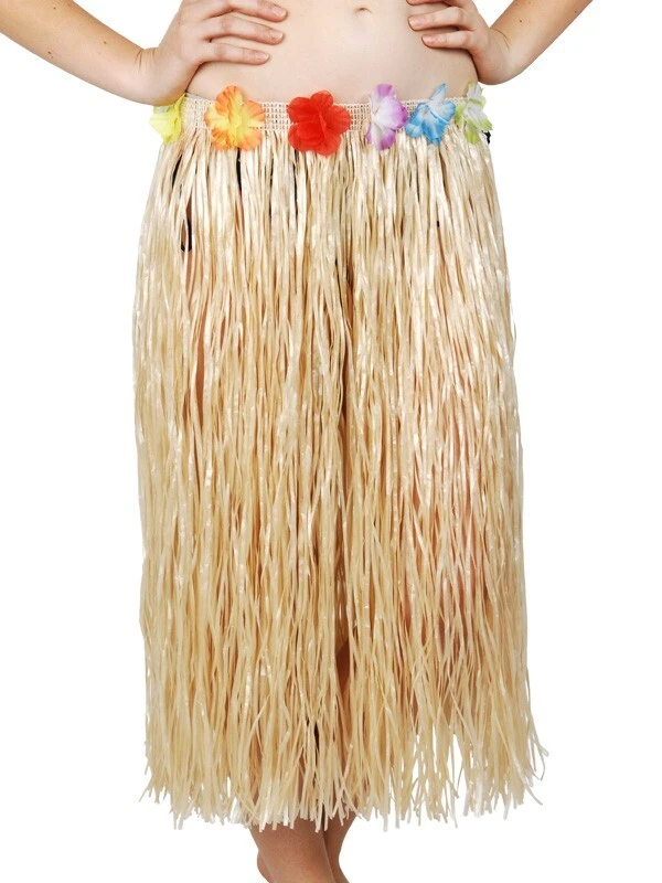 Hawaiian Hula Skirt - Natural Colour 3 Hawaiian Hula Skirt - Natural Colour