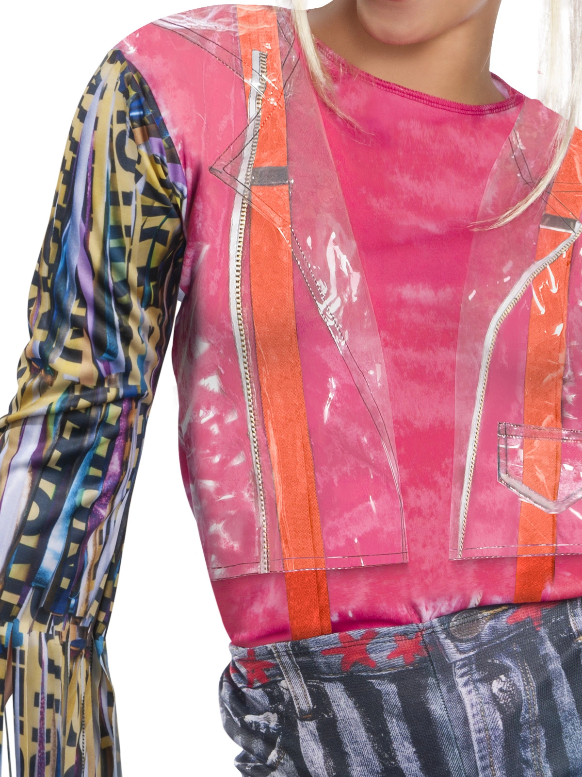 Harley Quinn Birds Of Prey Print Womens Costume 4 Harley Quinn Birds Of Prey Print Womens Costume - Image 2