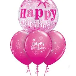 Birthday Sparkle Bubble Semi Luxury Bouquet