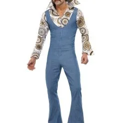 70s Disco Groovy Dancer Adult Costume [Size: Large]