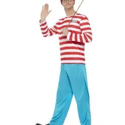 Where's Wally Adult Costume [SIze: Medium]