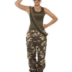 Khaki Camo Women's Costume [Size: S (8-10)]