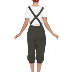 WW2 Land Army Women's Costume [Size: S (8-10)] -Costume Themes Sales 39491 2