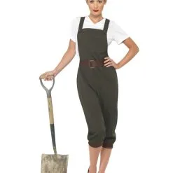 WW2 Land Army Women's Costume [Size: S (8-10)]