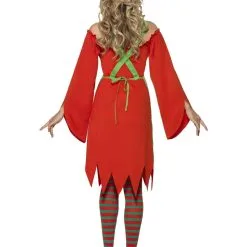 Cute Christmas Elf Womens Costume [Size: S (8-10)] -Costume Themes Sales 5020570712191 1