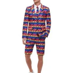 Sunset Flamingo Suit Men's Costume [Size: Large]