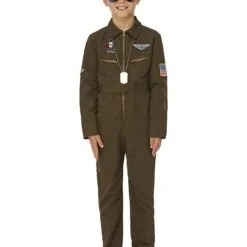 Top Gun Maverick Kids Aviator Costume [Size: S (4-6 Yrs)]