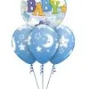Baby Boy Moon & Stars Bubble Semi Luxury