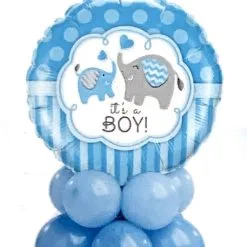 It's A Boy Elephants Table Mini