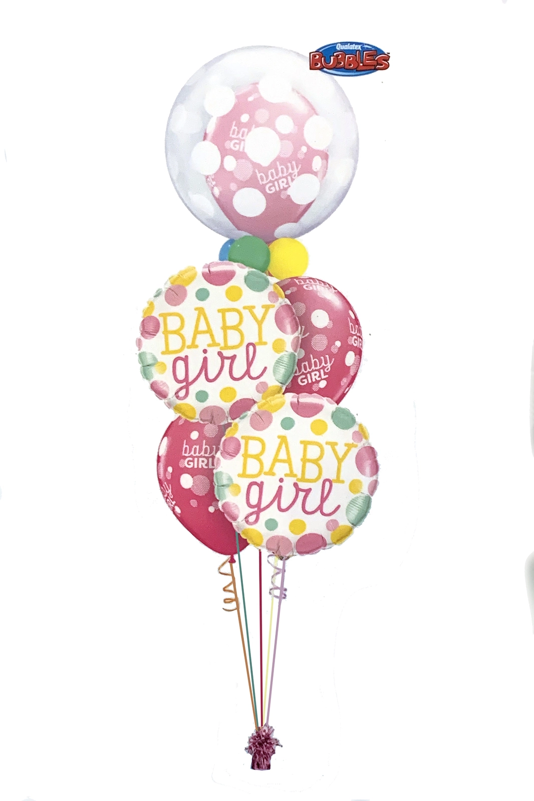 Baby Girls Dots Premier Bouquet 3 Baby Girls Dots Premier Bouquet