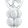 Entwined Hearts Silver Luxury Bouquet