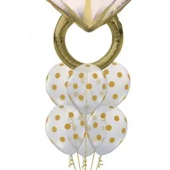 Diamond Wedding Ring Luxury Bouquet