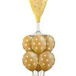 Bubble Wine Glass Luxury Bouquet