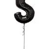 Megaloon Number 5 Foil Balloon [Colour: Black]