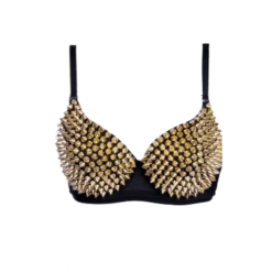 Spikey Bra - Gold