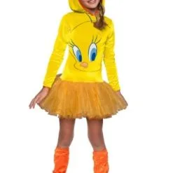 Rubies Tweety Bird Hooded Girls Costume [Size: S (3-4 Yrs)]
