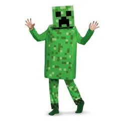 Disguise Costumes Minecraft Creeper Deluxe Kids Costume [Size: S (4-6 Yrs)]