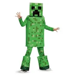 Disguise Costumes Minecraft Creeper Prestige Kids Costume [Size: S (4-6 Yrs)]