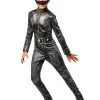 Rubies Catwoman Selina Kyle Deluxe Girls Costume [Size: S (3-4 Years)] -Costume Themes Sales 702990S