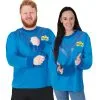 Rubies The Wiggles Blue Wiggle Adult Costume Top [Size: Standard] -Costume Themes Sales 7324