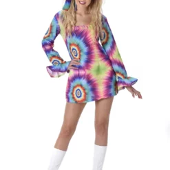 Hippie Tye Dye Women's Mini Dress [Size: S (8-10)]