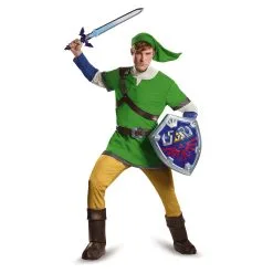 Disguise Costumes Legend Of Zelda Link Deluxe Mens Costume [Size: Medium]