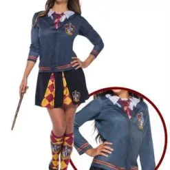 Rubies Harry Potter Gryffindor Womens Top [Size: S (8-10)] -Costume Themes Sales 8972P 1
