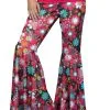 1960s Hippie Bellbottom Flares & Headband [Size: S/M] -Costume Themes Sales 9339925005885