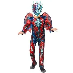 Dragon Skeleton Boys Costume [Size: 6-8 Yrs]