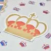 Coronation Party Gold Crown Napkins - 16 Pk -Costume Themes Sales CR.102
