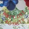 Coronation Party Like Royalty Paper Bunting -Costume Themes Sales CR.109