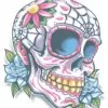 Tinsley Transfers Calaveras Mexican Day Of The Dead Tinsley Tattoo -Costume Themes Sales DOD114