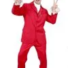 Austin Powers - Red Suit Hire Costume*