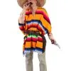 Mexican Poncho Hire Costume* -Costume Themes Sales H 253