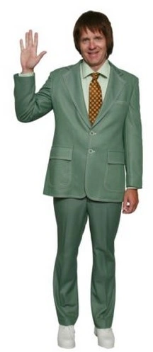 1970s Retro Suit - Green Hire Costume*