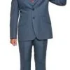 1970s Retro Suit - Blue Hire Costume* -Costume Themes Sales H 357