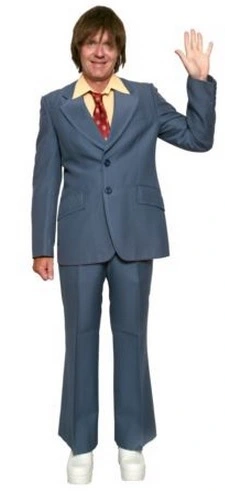 1970s Retro Suit - Blue Hire Costume*