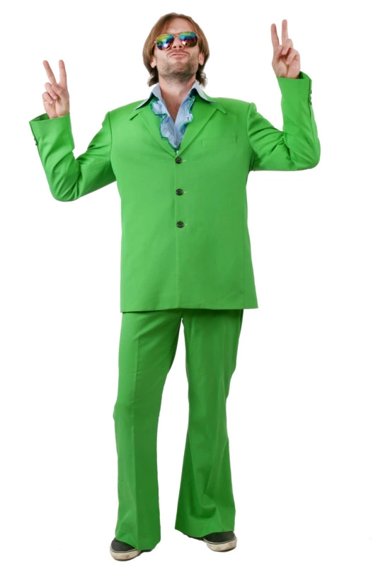 Retro Prom Suit - Green Hire Costume* 3 Retro Prom Suit - Green Hire Costume*