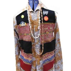 Hippie - Brown Batik Hire Costume*