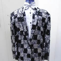 1950s - 1960s Checked Sequin Jacket Hire Costume*