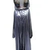 Unisex Silver Space Cape HIre Costume*