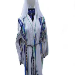 Arabian Bedouin - Green, Blue, Yellow Stripe Hire Costume*