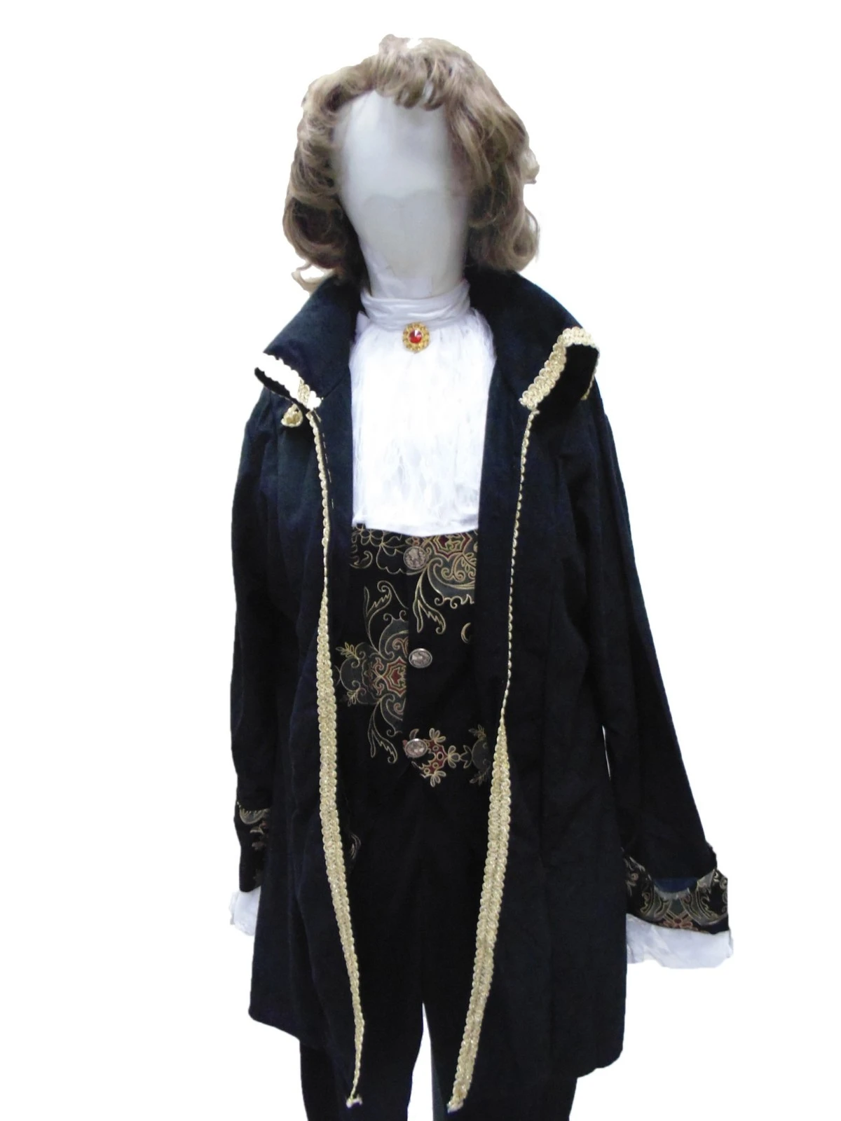 Renaissance Gentleman - Black & Gold Hire Costume* 3 Renaissance Gentleman - Black & Gold Hire Costume*