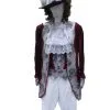 Renaissance Costume - Maroon & Silver - Puss In Boots Hire Costume* -Costume Themes Sales H 682